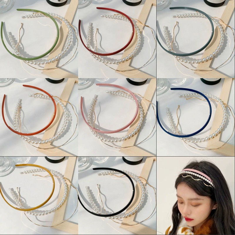 Three Piece Set Hair Hoop Women Fashion Hair Band Accessories Pinkycolor Super Immortal Wave Metal Versatile Headband 4 9dg K2B
Three Piece Set Hair Hoop Women Fashion Hair Band Accessories Pinkycolor Super Immortal Wave Metal Versatile Headband 4 9dg K2B