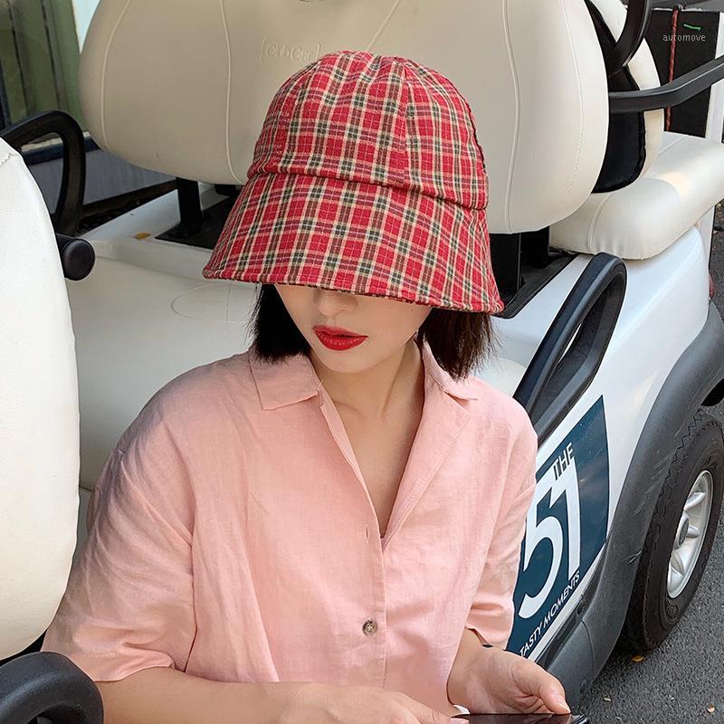 Korean Adult Tartan Fisherman's Hat Summer Foldable Bucket Hat Hip Hop Wide Brim Beach UV Protection Round Top Sunscreen Caps1
Korean Adult Tartan Fisherman's Hat Summer Foldable Bucket Hat Hip Hop Wide Brim Beach UV Protection Round Top Sunscreen Caps1