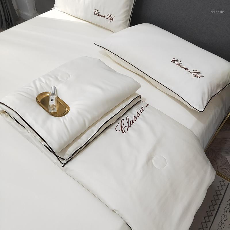 4PCS Set Washed Cotton Blankets New Design Silk Bed Linens Summer Solid Bedding Air Condition Quilts Duvet Summer Comforter1, Multi
4PCS Set Washed Cotton Blankets New Design Silk Bed Linens Summer Solid Bedding Air Condition Quilts Duvet Summer Comforter1, Multi