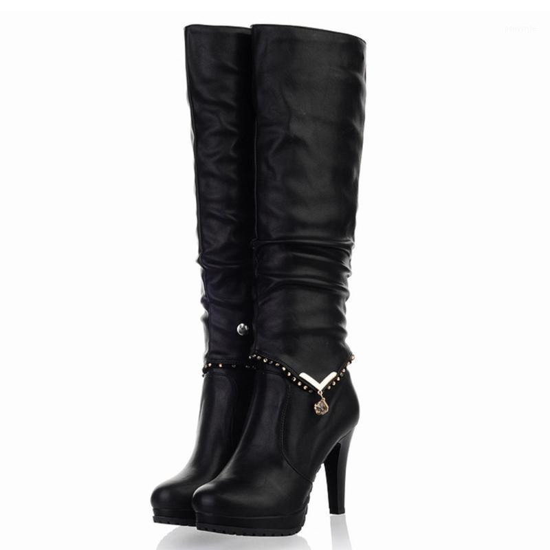 Thigh high boots Fashion Pure Color Round Toe Slip-On Boots Thin Heels Vintage Women shoe Plus size 43 Feminina zapatos de mujer1, Black
Thigh high boots Fashion Pure Color Round Toe Slip-On Boots Thin Heels Vintage Women shoe Plus size 43 Feminina zapatos de mujer1, Black