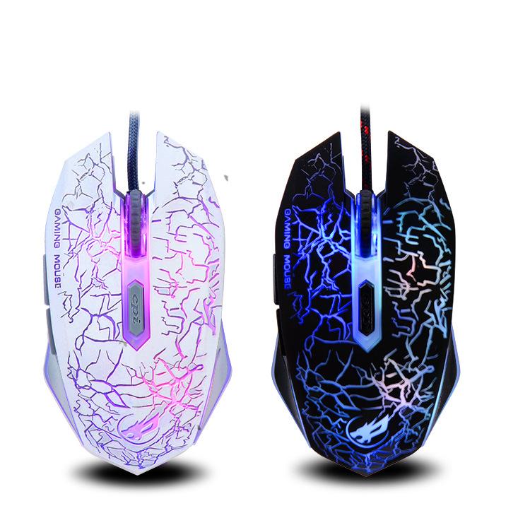 7Color Light Gaming Mouse Wired USB Metal Bottom Q7 6D/7D Metal USB Wired Gaming Mouse 4 Gear 2400DPI for PC Laptop
7Color Light Gaming Mouse Wired USB Metal Bottom Q7 6D/7D Metal USB Wired Gaming Mouse 4 Gear 2400DPI for PC Laptop