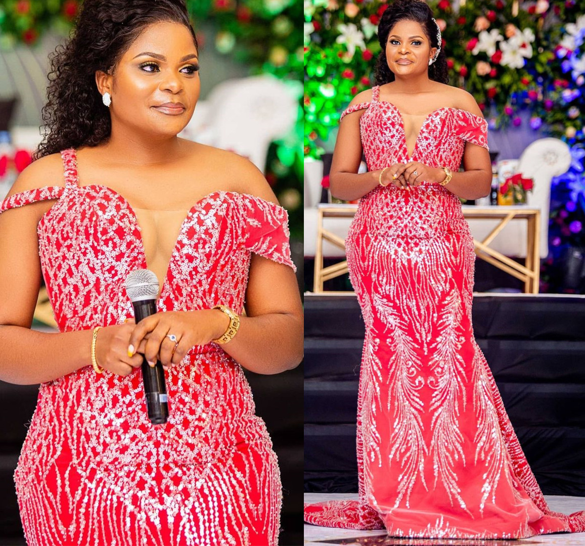 Plus Size 2022 Arabic Aso Ebi Red Sparkly Mermaid Prom Dresses Sequined Lace Evening Formal Party Second Reception Birthday Engagement Gowns Dress ZJ2