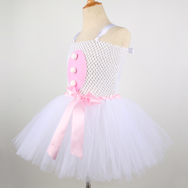 Baby Girls Easter Bunny Tutu Dress for Kids Rabbit Cosplay Costumes Toddler Girl Birthday Party Tulle Outfit Holiday Clothes 220314