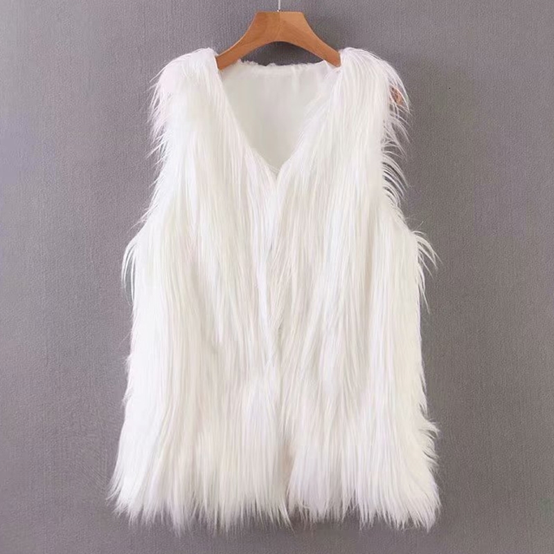 2021 New Arrival Women Autumn Winter Fake Fur Vest Fashion Solid Jacket Female Warm Thick Cold Outwear Wyqm, White
2021 New Arrival Women Autumn Winter Fake Fur Vest Fashion Solid Jacket Female Warm Thick Cold Outwear Wyqm, White