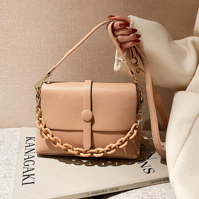 VeryMe Fashion Chain Crossbody Women's Bag 2021 Leather Solid Color Flap Handbag Female Square Messenger Pack Tasche Damen Leder, Black
VeryMe Fashion Chain Crossbody Women's Bag 2021 Leather Solid Color Flap Handbag Female Square Messenger Pack Tasche Damen Leder, Black