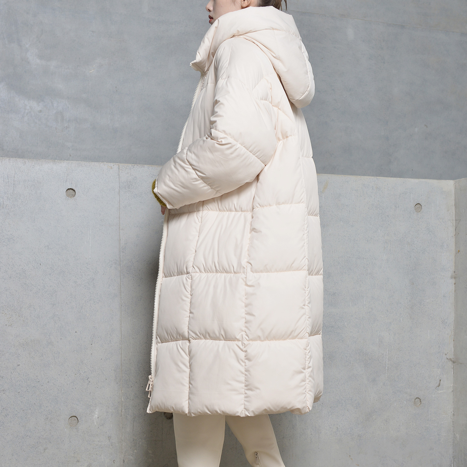 Winter New Fashion Women's Down Jacket Hat Long sleeve Warm Duck Down Zipper Warmly Outerwear Holiday Vacation Coats 201126