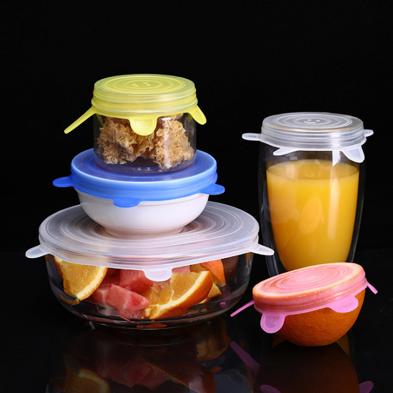 Kitchen Tools Silicone Stretch Lids Reusable Fresh Keeping Wrap Universal Seal Lid Safe In Dishwasher Microwave And Freezer
Kitchen Tools Silicone Stretch Lids Reusable Fresh Keeping Wrap Universal Seal Lid Safe In Dishwasher Microwave And Freezer