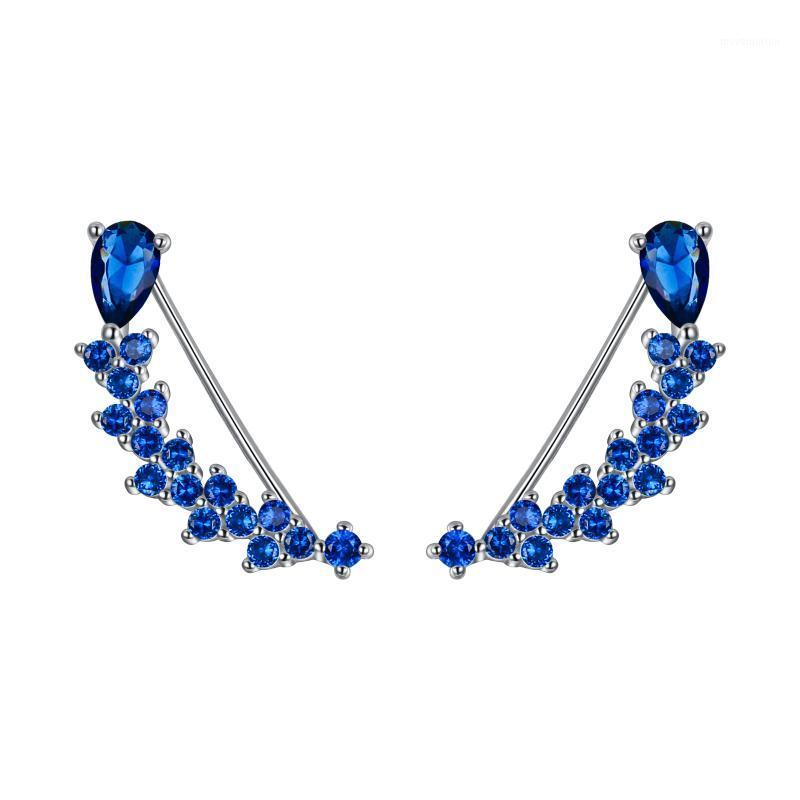 925 Sterling Silver Earrings For Women Girl Zircon Ear Cuffs Crawler Party Jewelry Femme Kpop Korean Fashion Blue Pink1
925 Sterling Silver Earrings For Women Girl Zircon Ear Cuffs Crawler Party Jewelry Femme Kpop Korean Fashion Blue Pink1