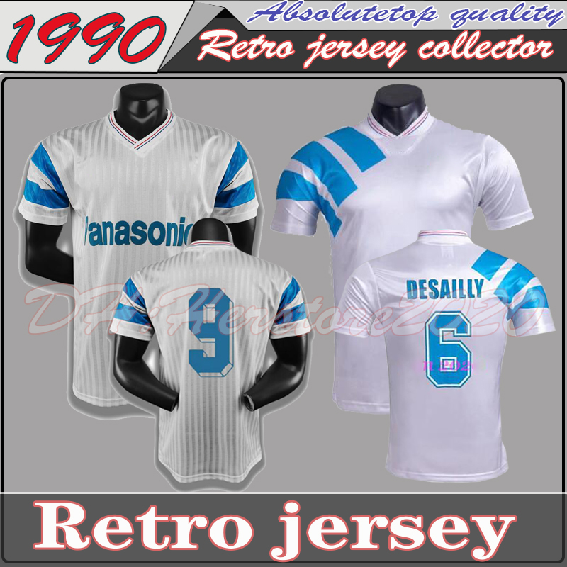 Retro Olympique de Marseille 92 93 1990/91 Soccer Jerseys Papin Boli Cantona Waddle Pelé Vintage VOLLER Kit Classic Shirt, Black;yellow
Retro Olympique de Marseille 92 93 1990/91 Soccer Jerseys Papin Boli Cantona Waddle Pelé Vintage VOLLER Kit Classic Shirt, Black;yellow