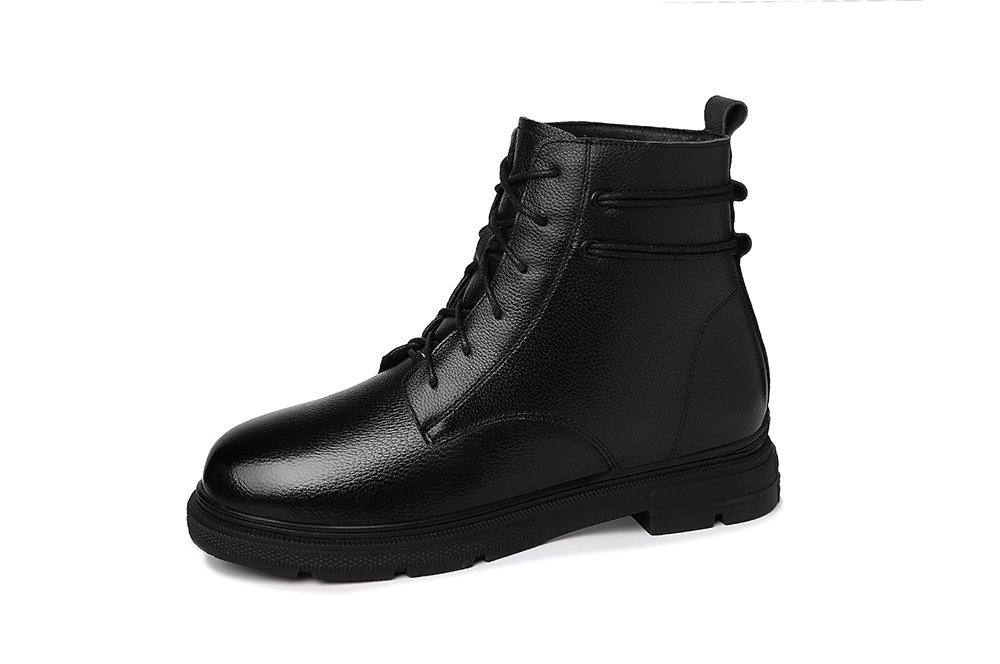 Autumn New Antique Style Round Head Lace-up Martin Boots Side Zipper Solid Color Ankle Boots Waterproof Platform Women's Shoes #5266 35-40
