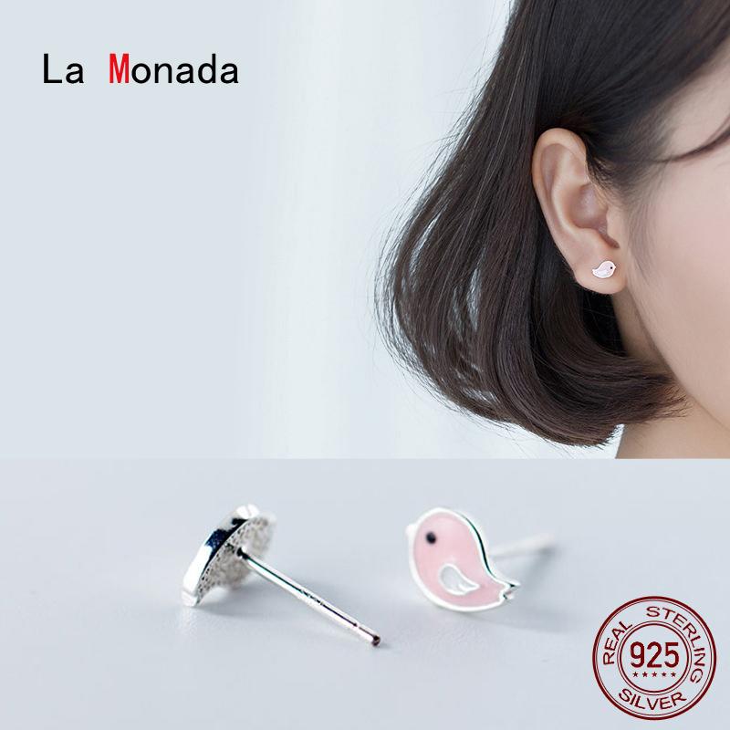 La Monada Stud Earrings For Women Silver 925 Pink Bird Fine Women Earrings Jewelry Stud 925 Sterling Silver
La Monada Stud Earrings For Women Silver 925 Pink Bird Fine Women Earrings Jewelry Stud 925 Sterling Silver