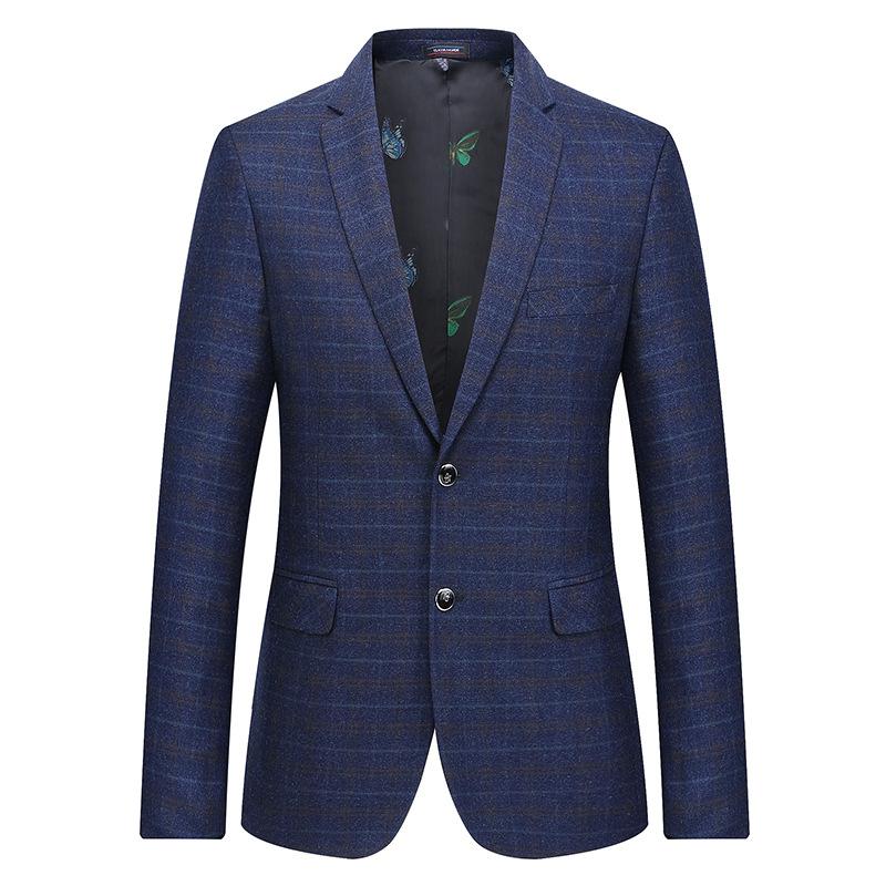 Blazers Business Male Long Sleeve Casual Slim Fit Blazer Masculino Spring Autumn Americana Hombre Leisure Plaid Men Suit Jackets, Blue coffee
Blazers Business Male Long Sleeve Casual Slim Fit Blazer Masculino Spring Autumn Americana Hombre Leisure Plaid Men Suit Jackets, Blue coffee