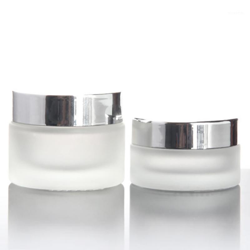 30g Clear Frosted Cream Container,1oz Glass Cosmetic Jar1
30g Clear Frosted Cream Container,1oz Glass Cosmetic Jar1