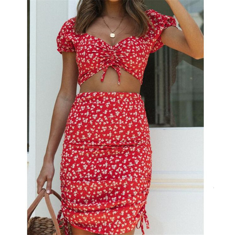Women Clothing Set Sexy Short Puff Sleeve V-Collar Cropped Shirt Elastic Wrapped High-Waist Skirt Female Flower Printed Clothes 7XI0, Beige
Women Clothing Set Sexy Short Puff Sleeve V-Collar Cropped Shirt Elastic Wrapped High-Waist Skirt Female Flower Printed Clothes 7XI0, Beige