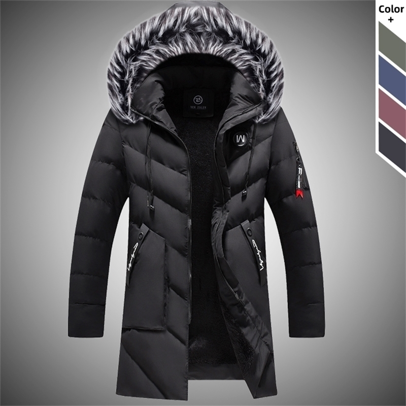 Thick Men Winter Long Parkas Coat Men's Outdoor Warm Windbreaker Jackets Male Casual Hooded Fur Collar Long Outwear Coats 201114, Hq918 red
Thick Men Winter Long Parkas Coat Men's Outdoor Warm Windbreaker Jackets Male Casual Hooded Fur Collar Long Outwear Coats 201114, Hq918 red