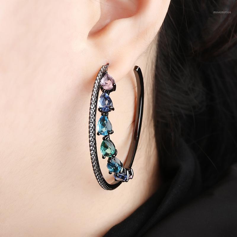 White Black Gold Copper Colorful Cubic Zirconia Big Round Earrings Fashion Female Party Gift For Womens Fashion jewelry1
White Black Gold Copper Colorful Cubic Zirconia Big Round Earrings Fashion Female Party Gift For Womens Fashion jewelry1