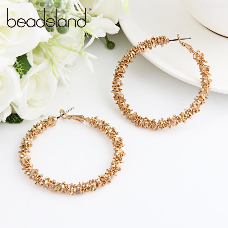 Beadsland Hoop Earrings Copper Electroplating Bright Gold Individual Design Fashion Vintage Woman Girl Party Festival Gift 40340
Beadsland Hoop Earrings Copper Electroplating Bright Gold Individual Design Fashion Vintage Woman Girl Party Festival Gift 40340