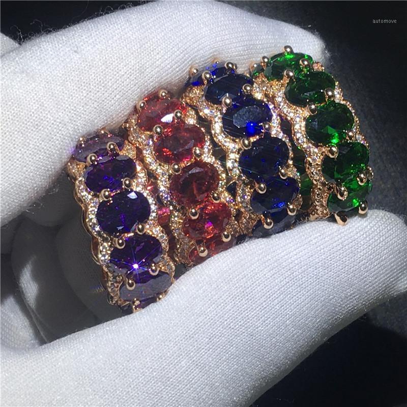 Vecalon 4 colors Statement ring Rose Gold Filled 925 silver Ring Cz Party Wedding band rings for women Finger Jewelry1
Vecalon 4 colors Statement ring Rose Gold Filled 925 silver Ring Cz Party Wedding band rings for women Finger Jewelry1