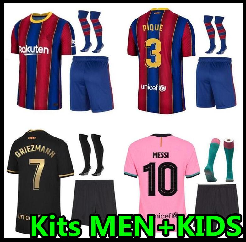 2020 2021 Soccer Jersey kits 20 21 Football Shirt uniforms football jerseys men + Kids kit, Black