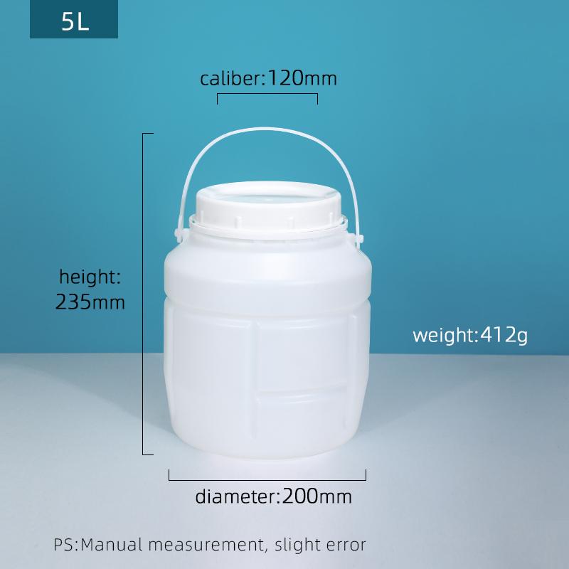 5 liter Empty plastic bucket with Lid home storage container for water cereals 1 piece
5 liter Empty plastic bucket with Lid home storage container for water cereals 1 piece