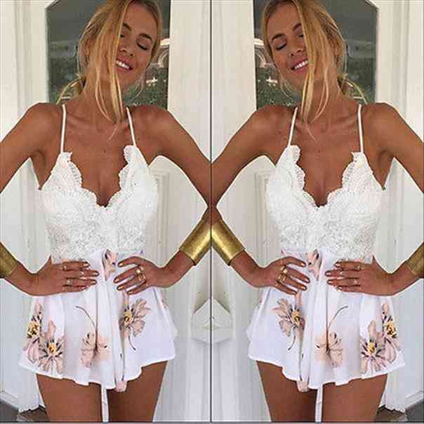 Retro Fashion Lace Chic Stylish Womens Clubwear V Neck Playsuit Bodycon Party Jumpsuit Skinny Romper Trousers, Black;white
Retro Fashion Lace Chic Stylish Womens Clubwear V Neck Playsuit Bodycon Party Jumpsuit Skinny Romper Trousers, Black;white