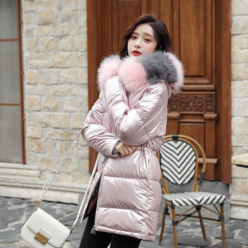 Winter parkas jacket 2020 winter new -30 degrees waterproof warm women Coat parkas Slim hooded fur collar thick warm jacket Coat LJ201127
