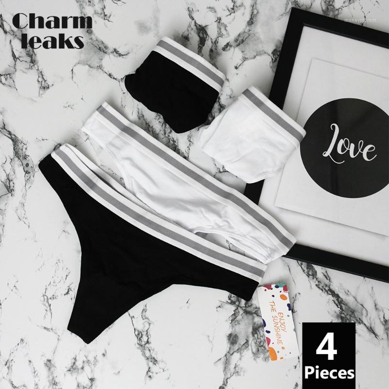Charmleaks Women' Thong Underwear G-String Panties Tanga Briefs Cotton Lingreie Sexy Panties 4 Pack1, 4 in pack
Charmleaks Women' Thong Underwear G-String Panties Tanga Briefs Cotton Lingreie Sexy Panties 4 Pack1, 4 in pack