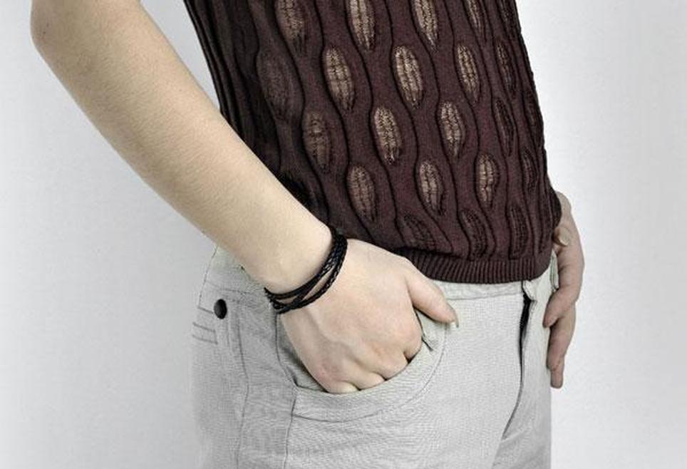 Mens Leather Bangle Bracelets Blackbrown Mesh Magnetic Stainless Steel Clasp Double Wrap Wristband Beautiful Ti jllxaF ffshop2001