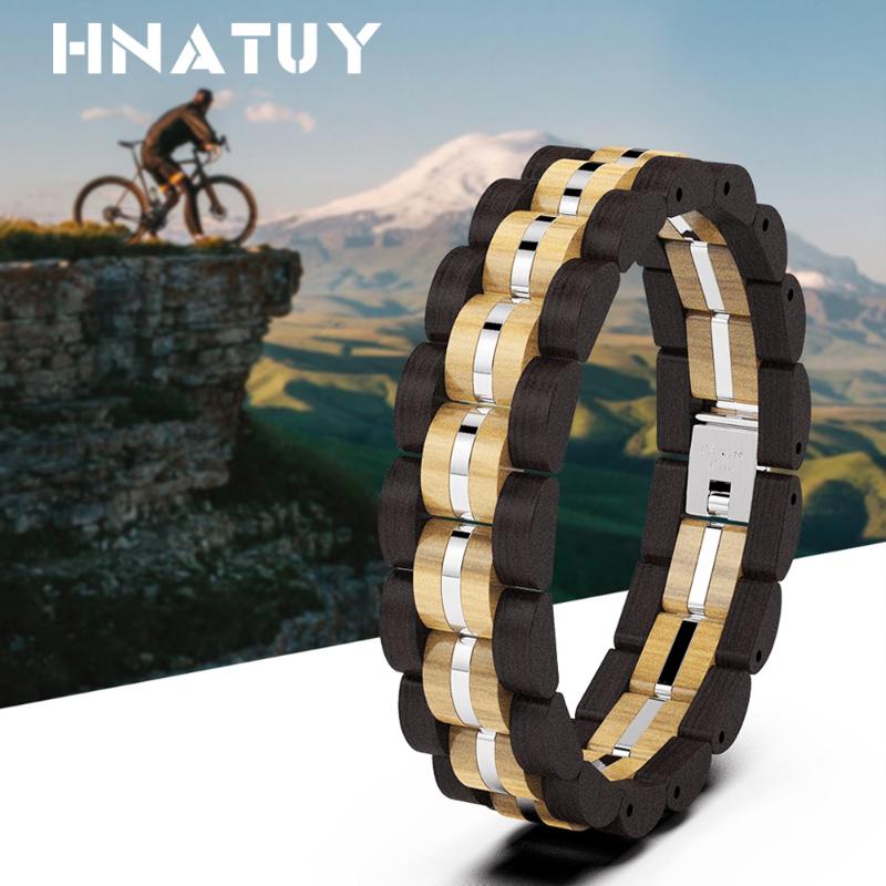 HNATUY Stainless Steel Wood Men Bracelet for Lovers Men & Women Fashion & Casual Elegant Jewelry Women as Gift
HNATUY Stainless Steel Wood Men Bracelet for Lovers Men & Women Fashion & Casual Elegant Jewelry Women as Gift