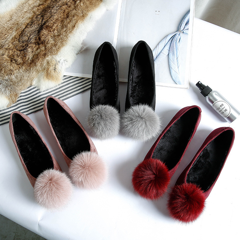 2021 New Fall Webbed Mouth Square Head Pom Fashion Flat-style Shoes 67il, Red wine(with plush)
2021 New Fall Webbed Mouth Square Head Pom Fashion Flat-style Shoes 67il, Red wine(with plush)