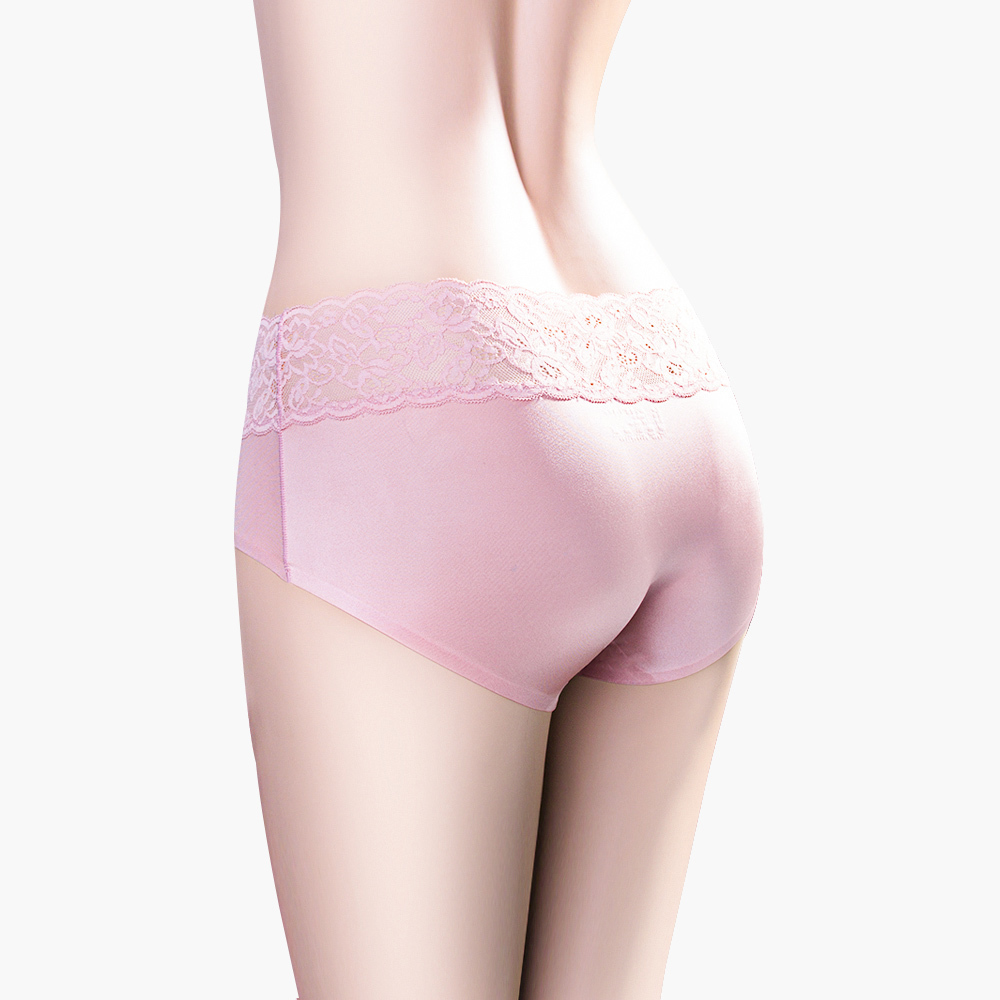 DULASI Sexy Silk Panties Women Underwear Seamless Lace Cotton Mid-Rise Cute Briefs For Girls Ladies Bikini Erotic Panty 4pcs/lot 201112