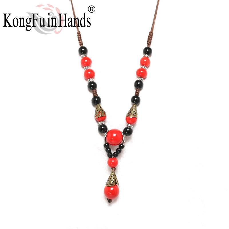 New Arrival Bohemia Chic Design Ceramics Necklace for Women Vintage Multicolour Statement Jewelry Sweater Chain mothers day Gift
New Arrival Bohemia Chic Design Ceramics Necklace for Women Vintage Multicolour Statement Jewelry Sweater Chain mothers day Gift