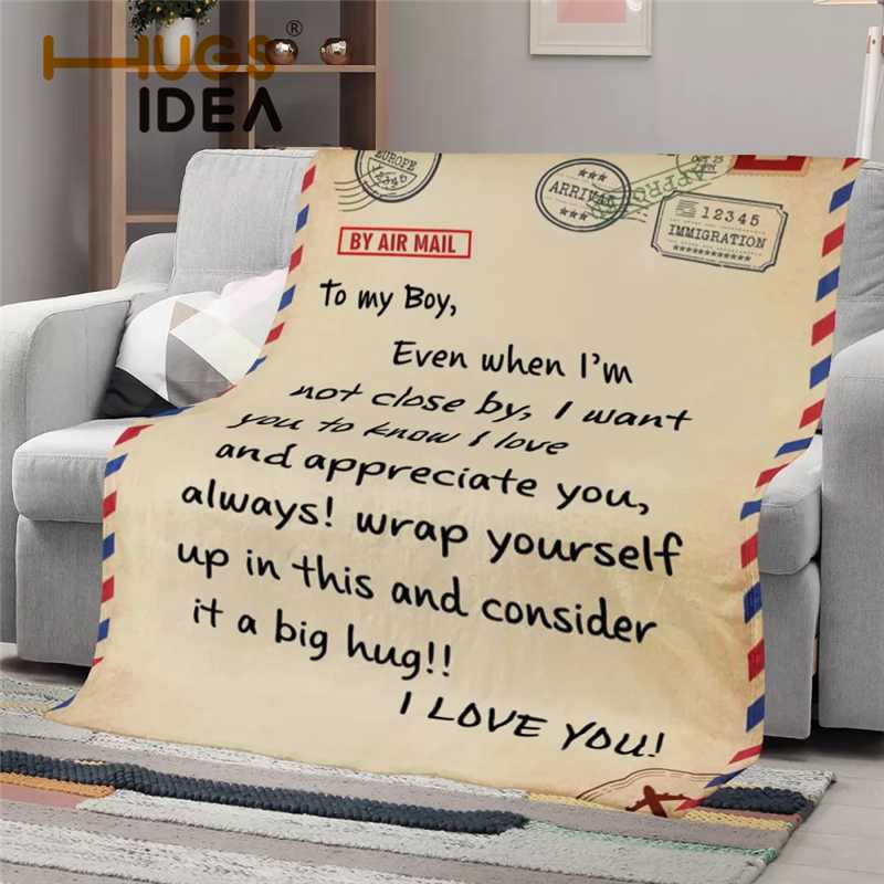 To My Son Daughter Letter Blanket Custom Photo 3D Print Flannel Fleece Blanket Sofa Warm Bed Throw From Love Dad/Mom
To My Son Daughter Letter Blanket Custom Photo 3D Print Flannel Fleece Blanket Sofa Warm Bed Throw From Love Dad/Mom
