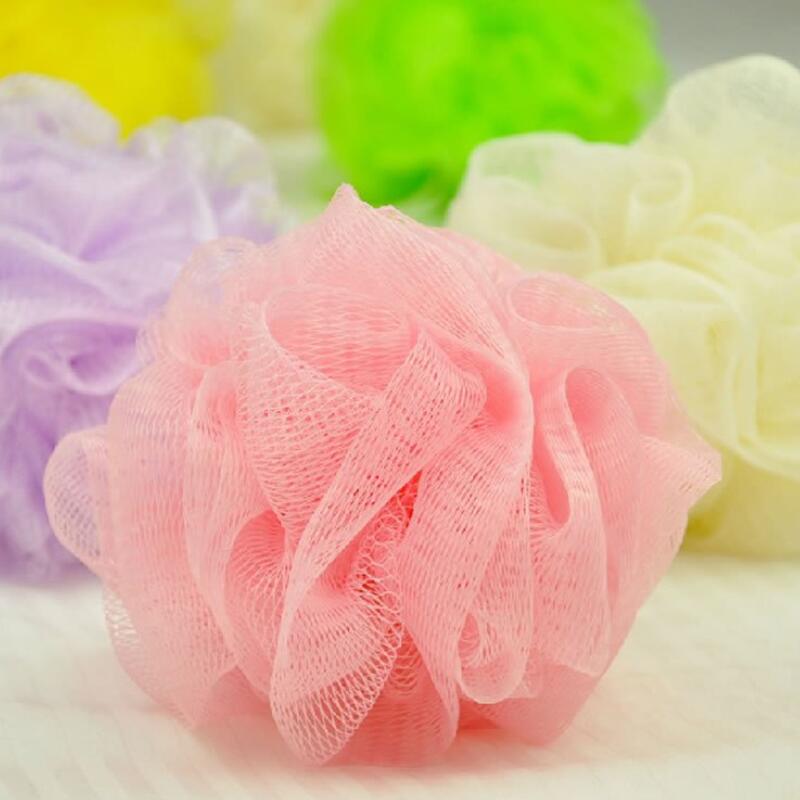 Loofah Bath Ball Mesh Sponge Milk Shower Accessories Nylon Mesh Brush Shower Ball 5g Soft Body Cleaning Mesh Brush GWD2934