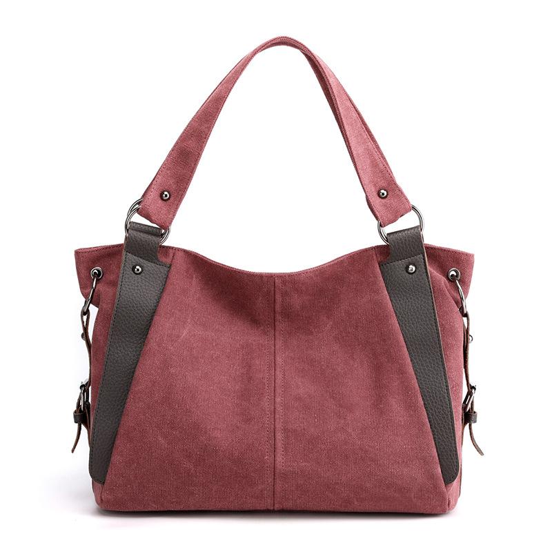 2021 New Fashion Vintage Women canvas bag Casual Commute Large Ladies Handbags Big Size Woman bags High quality bolsos grandes, Black
2021 New Fashion Vintage Women canvas bag Casual Commute Large Ladies Handbags Big Size Woman bags High quality bolsos grandes, Black