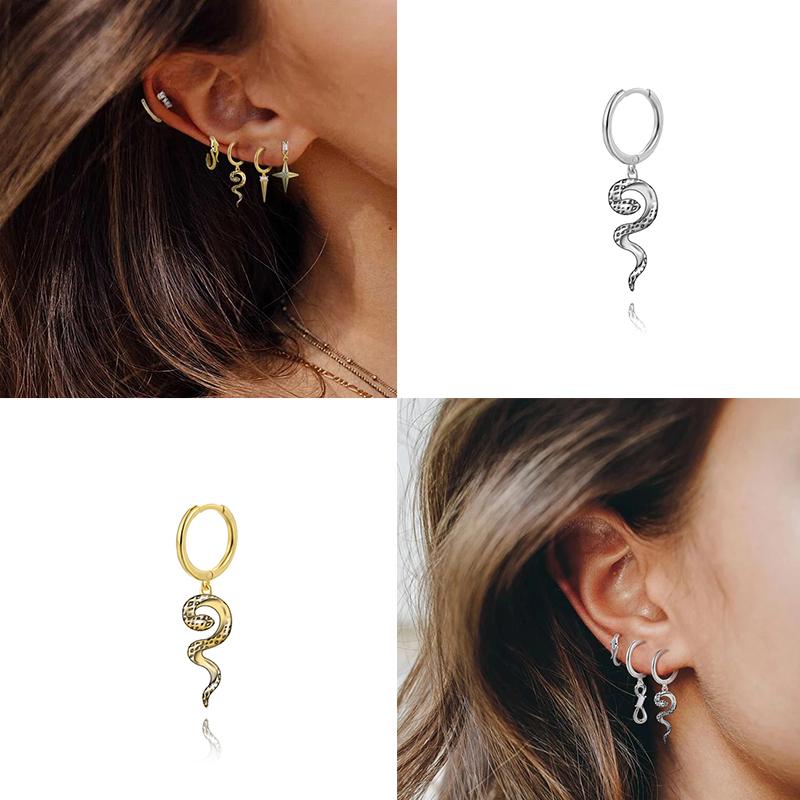 MARY 100% Authentic 925 Sterling Silver Hoop Earrings For Women Pendientes Snake Earrings kolczyki Birthday Present brinco
MARY 100% Authentic 925 Sterling Silver Hoop Earrings For Women Pendientes Snake Earrings kolczyki Birthday Present brinco