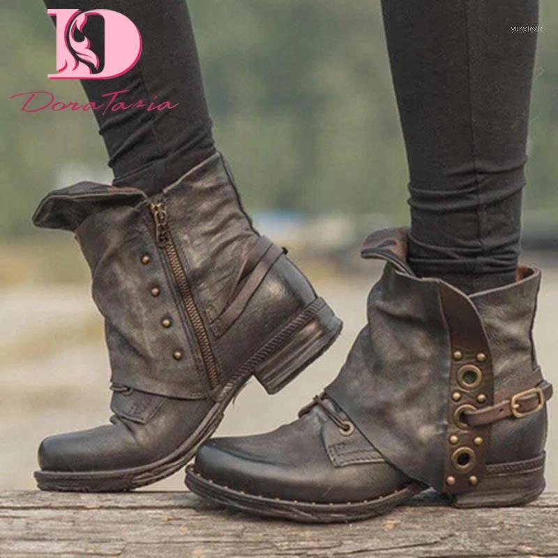 DoraTasia 2020 Hot Sale Large Size 43 Women Boots Square Heel Round Toe Platform Rivet Spring/Autumn Women Shoes1, Black
DoraTasia 2020 Hot Sale Large Size 43 Women Boots Square Heel Round Toe Platform Rivet Spring/Autumn Women Shoes1, Black