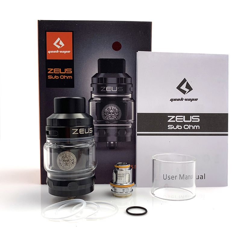Geekvape Zeus Sub Ohm Tank 5ml Capacity Atomizer with Mesh Z1 Z2 Coil 0.4ohm/0.2ohm ZEUS X SUBOHM Tank
Geekvape Zeus Sub Ohm Tank 5ml Capacity Atomizer with Mesh Z1 Z2 Coil 0.4ohm/0.2ohm ZEUS X SUBOHM Tank