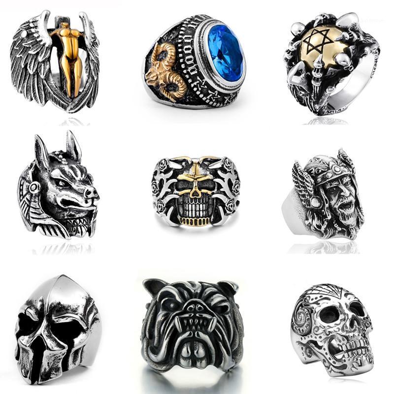 FDLK Vintage Gothic Skull Rings Men Fashion Hip Hop Turkish Male Punk Rings Skeleton Steampunk Jewelry Gift1
FDLK Vintage Gothic Skull Rings Men Fashion Hip Hop Turkish Male Punk Rings Skeleton Steampunk Jewelry Gift1