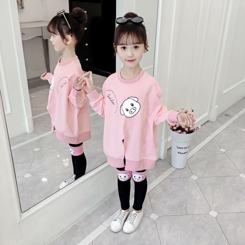 Hoodie Childrenswear 2020 Spring and Autumn New Style Children AutumnSuit Cute Piggy Suit WholesaleX1019