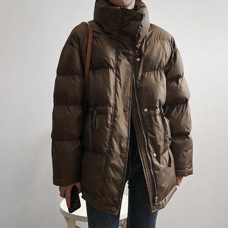 Puffer Parka Coat Women High Ne Brown White Bla Thien Stand Collar Women 2021 Winter Loose Warm Waist Lace Up Coat
Puffer Parka Coat Women High Ne Brown White Bla Thien Stand Collar Women 2021 Winter Loose Warm Waist Lace Up Coat