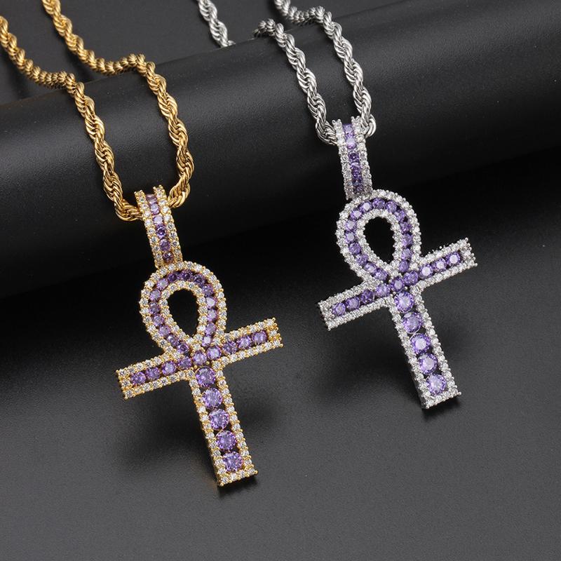 New Hip Hop Cross Pendant Necklace Men Copper Micro pave with Zircon Stone Punk Cross Necklace Jewelry women Gift
New Hip Hop Cross Pendant Necklace Men Copper Micro pave with Zircon Stone Punk Cross Necklace Jewelry women Gift