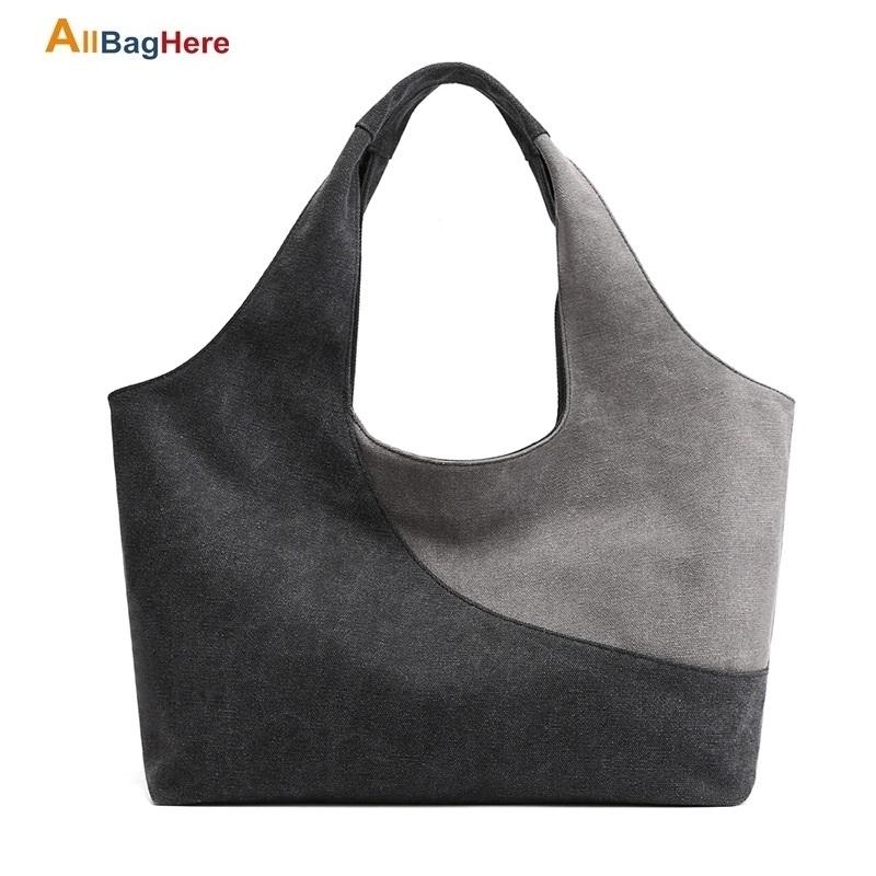Large Capacity Canvas Bag Female Handbags Shoulders Portable Splicing Travel Bag Fashion Retro Color Matching Tote For Woman, Khaki
Large Capacity Canvas Bag Female Handbags Shoulders Portable Splicing Travel Bag Fashion Retro Color Matching Tote For Woman, Khaki