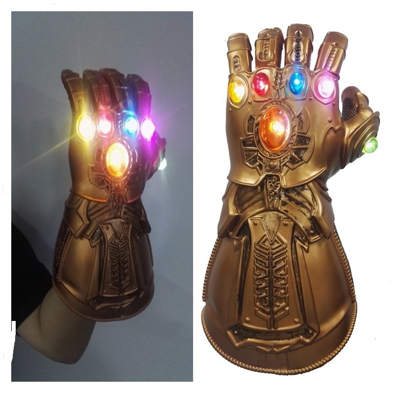 LED Light Thanos Infinity Gauntlet 4 Endgame Cosplay Mask Gloves PVC Action Figure Model Toys Gift Halloween Props
LED Light Thanos Infinity Gauntlet 4 Endgame Cosplay Mask Gloves PVC Action Figure Model Toys Gift Halloween Props