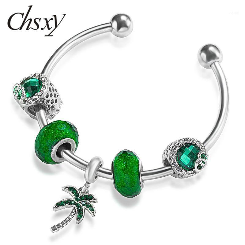 CHSXY Green Color Cubic Zircon Double Heart Palm Bracelets Bangle For Women Wedding Boho Metal Plante Charms Bracelet Jewelry1
CHSXY Green Color Cubic Zircon Double Heart Palm Bracelets Bangle For Women Wedding Boho Metal Plante Charms Bracelet Jewelry1