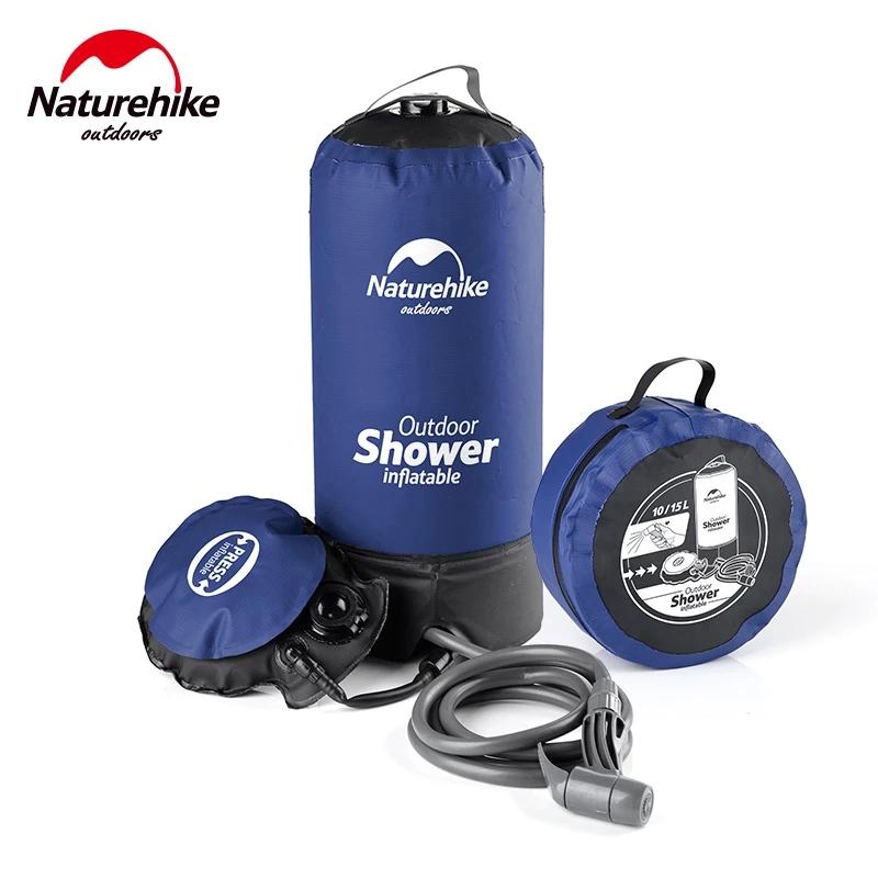 Naturehike Camping Shower 11L Portable Outdoor Shower Bag with Pressure Foot Pump & Head for Beach Swim Travel Hiking, Blue 
Naturehike Camping Shower 11L Portable Outdoor Shower Bag with Pressure Foot Pump & Head for Beach Swim Travel Hiking, Blue