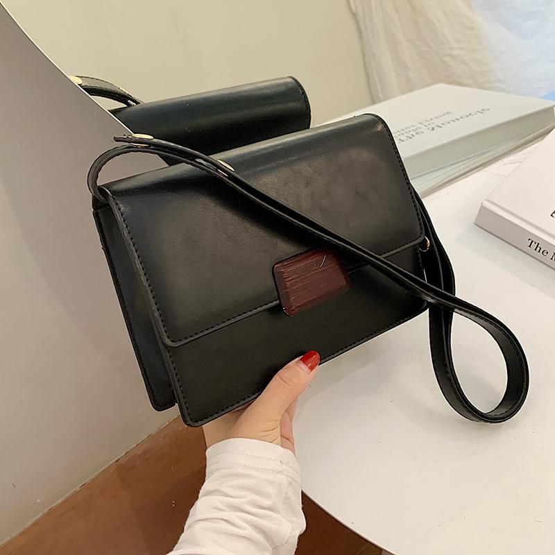Small PU Leather Crossbody Bags For Women 2021 Trend Simple Shoulder Handbags Female Designer Hand Bag, Black
Small PU Leather Crossbody Bags For Women 2021 Trend Simple Shoulder Handbags Female Designer Hand Bag, Black
