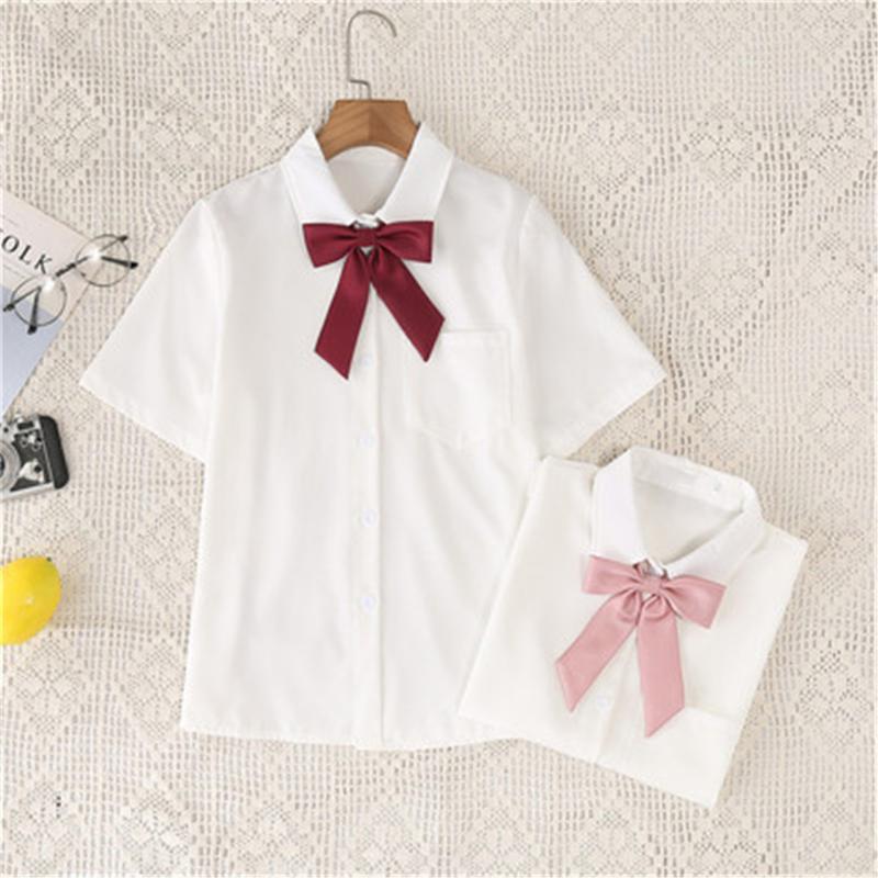 Women's Blouses & Shirts 2022 Shirt Women Solid Single Breasted Summer Short Sleeve Sweet Girl Loose Simple Japaneses Tops Blusas, White
Women's Blouses & Shirts 2022 Shirt Women Solid Single Breasted Summer Short Sleeve Sweet Girl Loose Simple Japaneses Tops Blusas, White