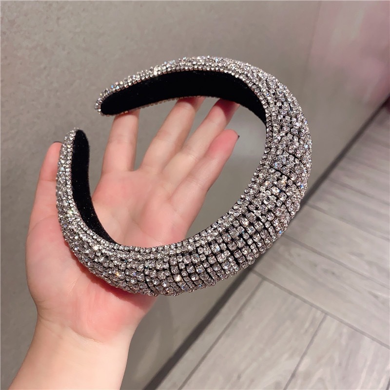 Headbands Phinestone Colorful Headband Hair Accessories Tools 9 Pieces/lot Mixed Color