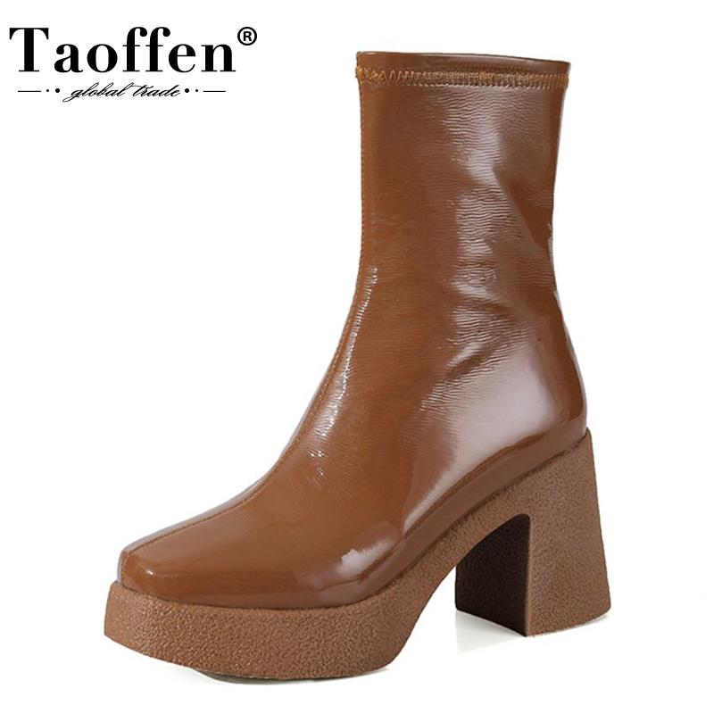 Taoffen Women Ankle Boots Flats Round Toe Cross Strap Zipper Shoes Winter Boots Women Casual Footwear Size 35-39, Black with fur
Taoffen Women Ankle Boots Flats Round Toe Cross Strap Zipper Shoes Winter Boots Women Casual Footwear Size 35-39, Black with fur